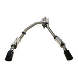 ESA 4X4 - Ram 1500 DS Classic 5.7L V8 Ute Twin 3" Cat Back Stainless Steel Exhaust System with 5" Black Chrome Tips