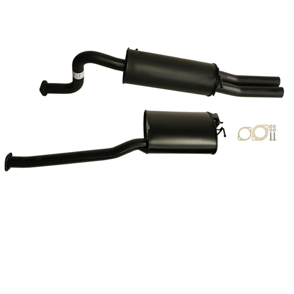 ESA - Ford Falcon FG Ute XR XR6 2 1/2" Catback Kit Inc 2 x Everflo Mufflers Dual Outlet