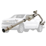 ESA 4X4 - Chevrolet Silverado 1500 LTZ Crew Cab Ute 6.2L V8 3" Twin Stainless Steel Cat Back Exhaust with Mufflers