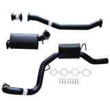 ESA - Ford Falcon EA EB ED EL EF AU 6 Cyl Sedan 3" Catback Kit with Everflo Muffler & Cat Adapter