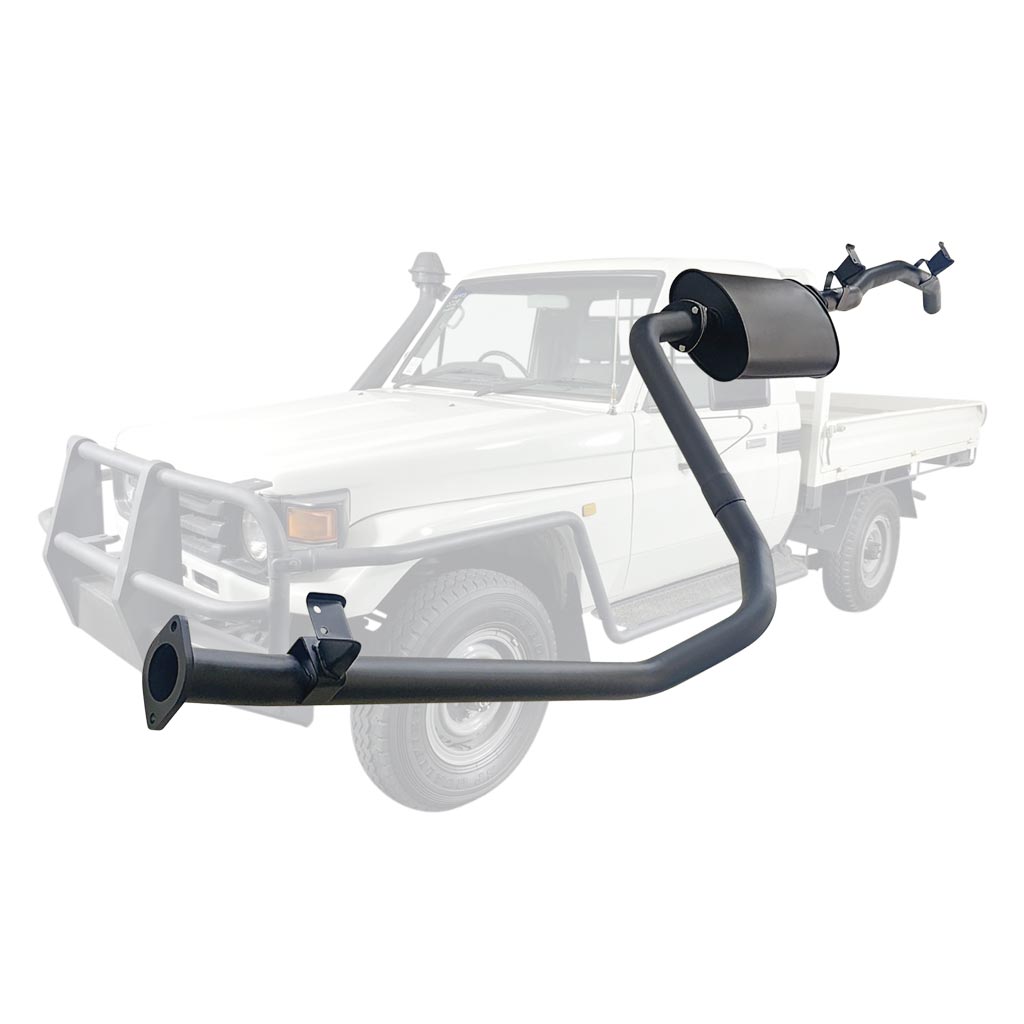 ESA 4X4 - Toyota Landcruiser HZJ79 4.2L 1HZ Diesel (10/1999-08/2007) Cab Chassis & Pickup 2 1/2" Conpipe + Muffler