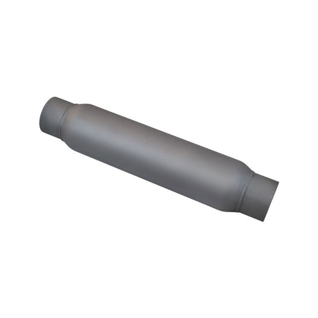 Redback 3" Hotdog Muffler Centre/Centre 15"x4" Round Aluminised Steel