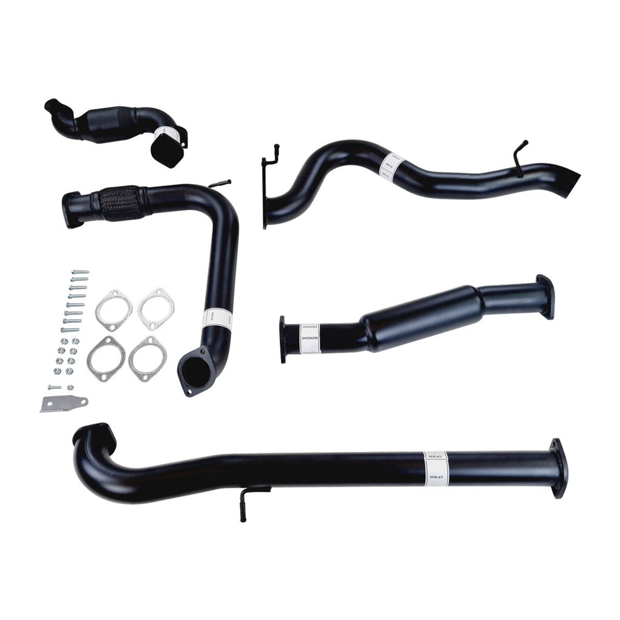 ESA 4X4 - Jeep Wrangler 2.8L Turbo Diesel (2007-2010) SUV 3" Turbo Back Sports Exhaust System with Cat & Hotdog
