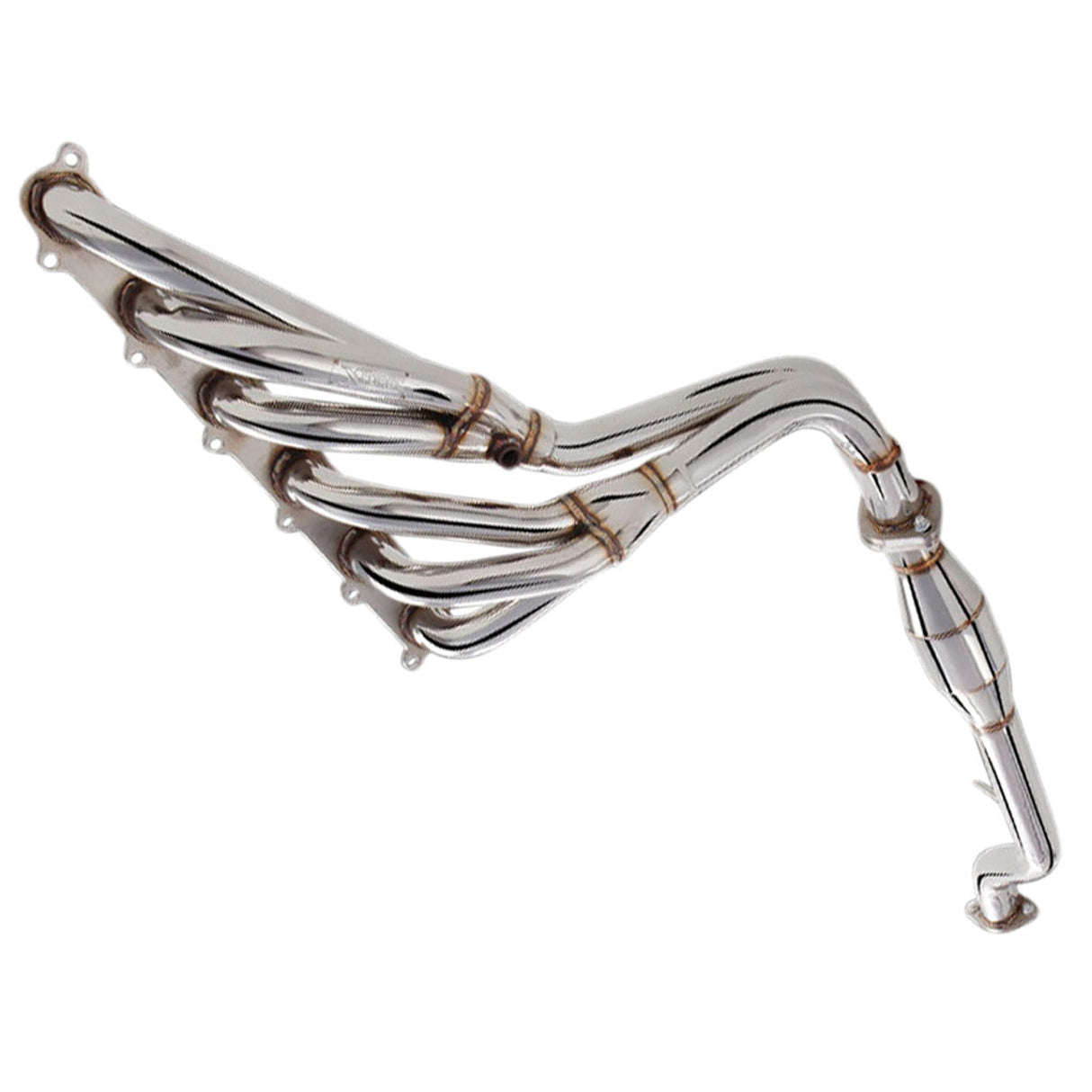 XFORCE - Ford Falcon BA/BF XR6 N/A Matte Stainless Steel Header 1 5/8" Inch Primary & 2 1/2" Inch Metallic Cat (100 Cell)