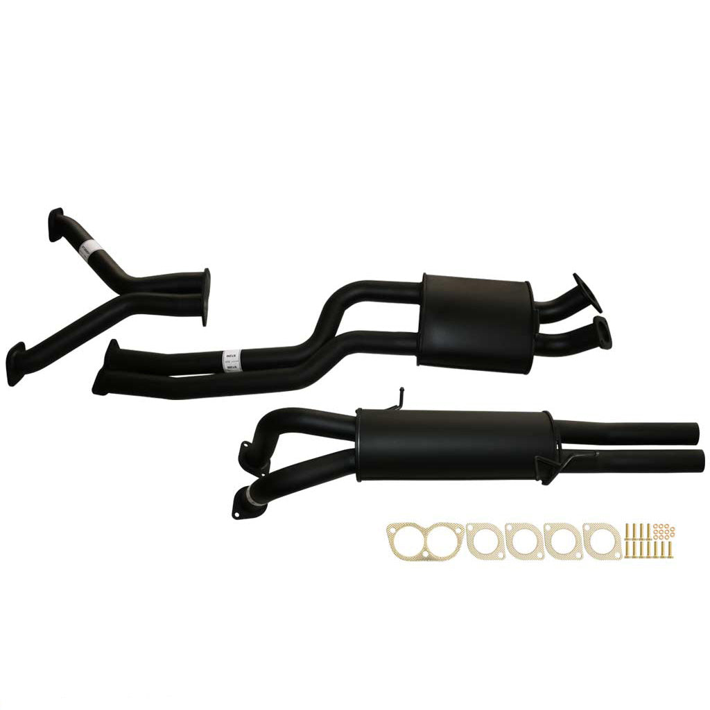 ESA - Ford Falcon BA - BF V8 Ute Twin - Twin 2 1/2" Catback Kit - Inc Xpipe & 2 x Everflo Mufflers