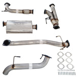 ESA 4X4 - Nissan Patrol Y62 5.6L V8 SUV 3" Stainless Steel Exhaust with Centre Muffler and Straight Tail