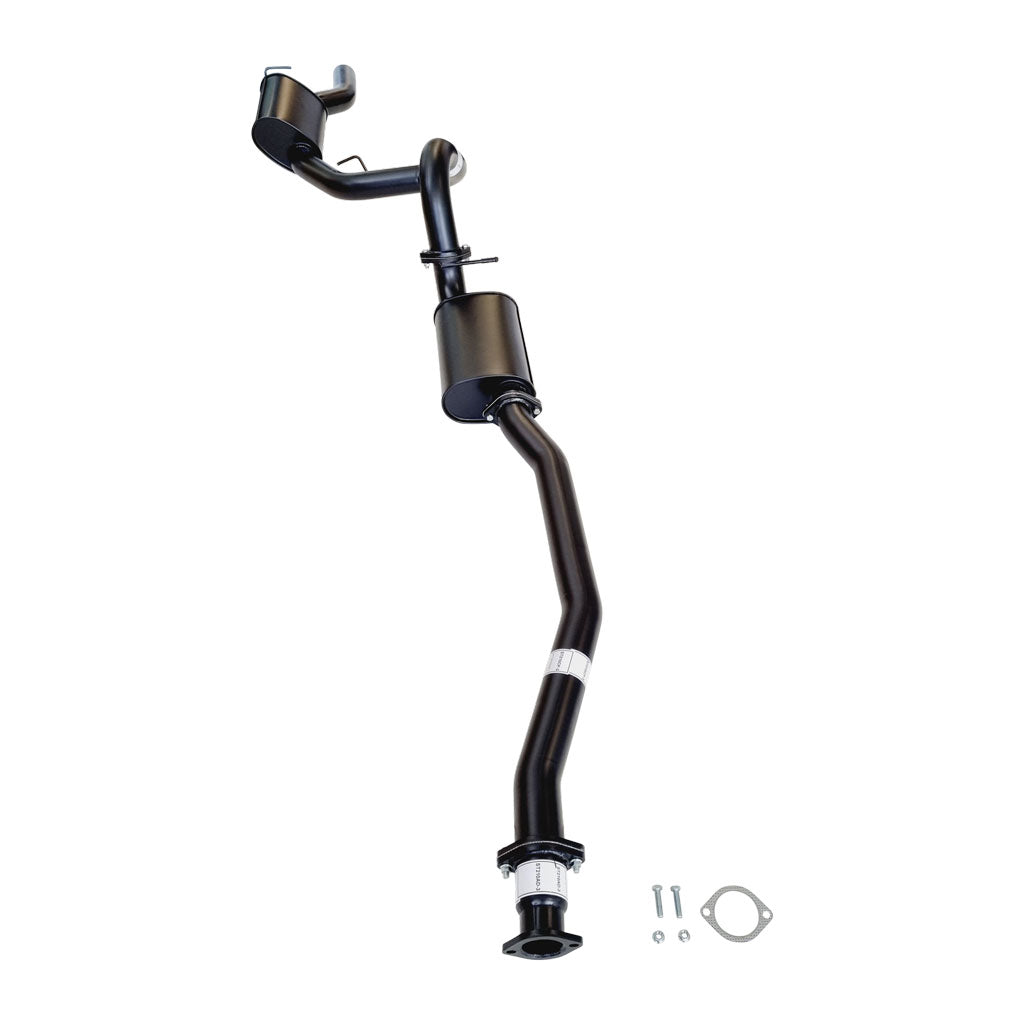 ESA - Ford Falcon EA EB ED EL EF AU 6 Cyl Sedan 3" Catback Kit with Everflo Muffler & Cat Adapter