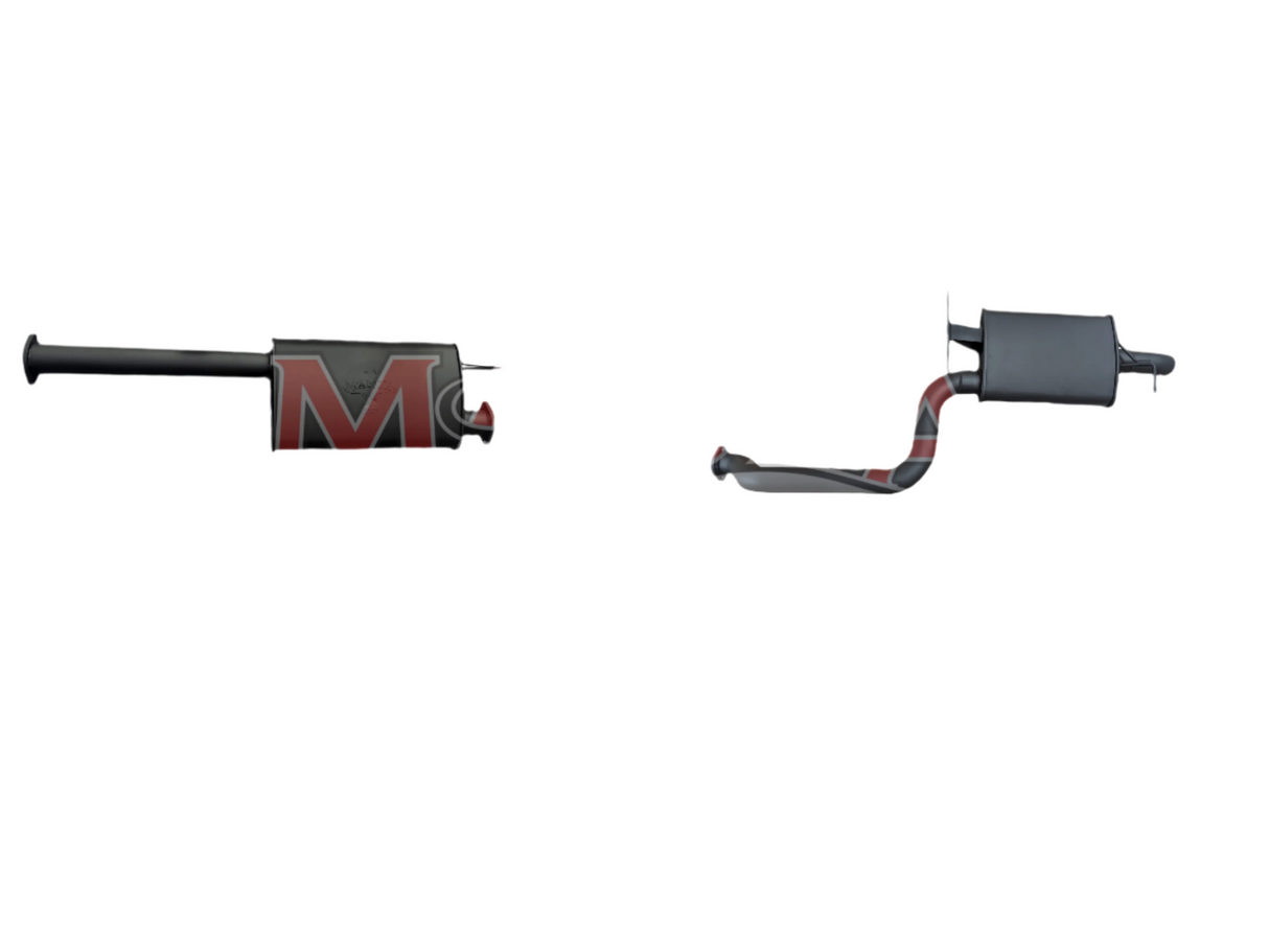 Manta | 3″ Turbo Back Without Cat With Muffler Twin Tip Side Exit | Ford PX2 Ranger 3.2L Ute 2015–2022