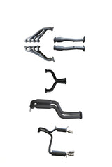 Manta | Twin 2.5″ Full Exhaust System with Extractors Hotdog Muffler | FPV GT GT-P Force 8 5.4L V8 Sedan 2005–2008