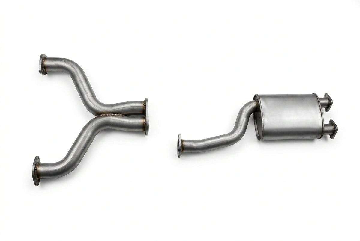 Manta | Twin 2.5″ Cat Back Exhaust System with Muffler/Hotdog | Ford Falcon FG V8, FPV GS Ute 2008–2014