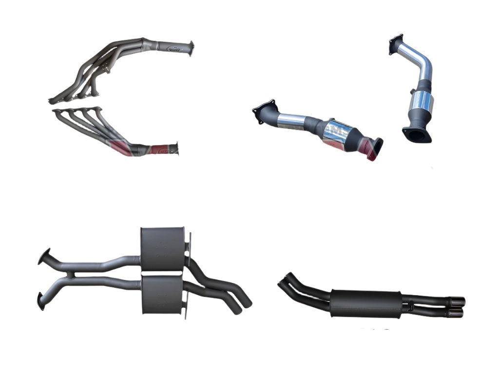 Manta | Dual 2.5″ Full Exhaust System with Extractors Muffler | Holden Commodore VP VR VS 5.0L/HSV 5.7L V8 IRS Sedan 1991–1997