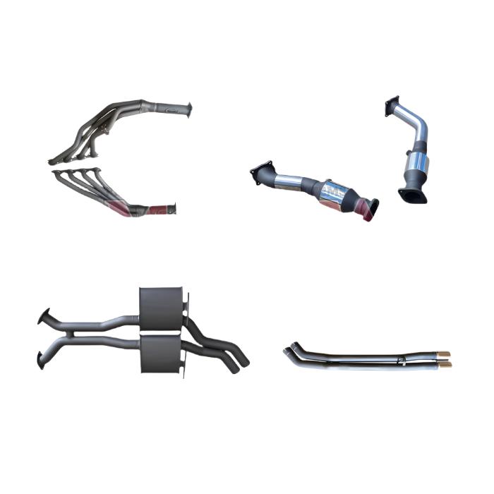 Manta - Holden Commodore Sedan (1991-1997) VP, VR, VS 5.0L, HSV 5.7L V8 Sedan IRS 2.5in With Extractors Tailpipe