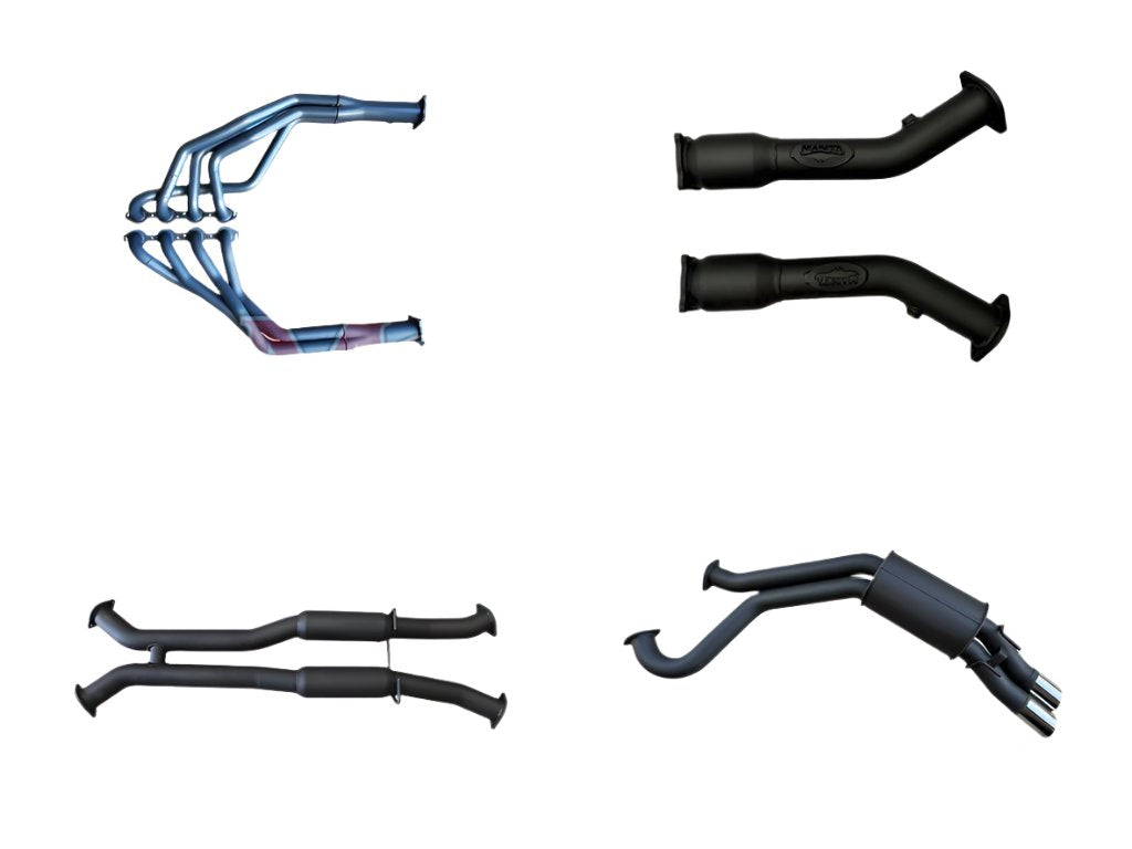 Manta | Twin 3″ Full Exhaust System with 1 3/4″ Extractors & Hotdog Mufflers | HSV Clubsport GTS Senator VY VZ V8 Sedan 2002–2006