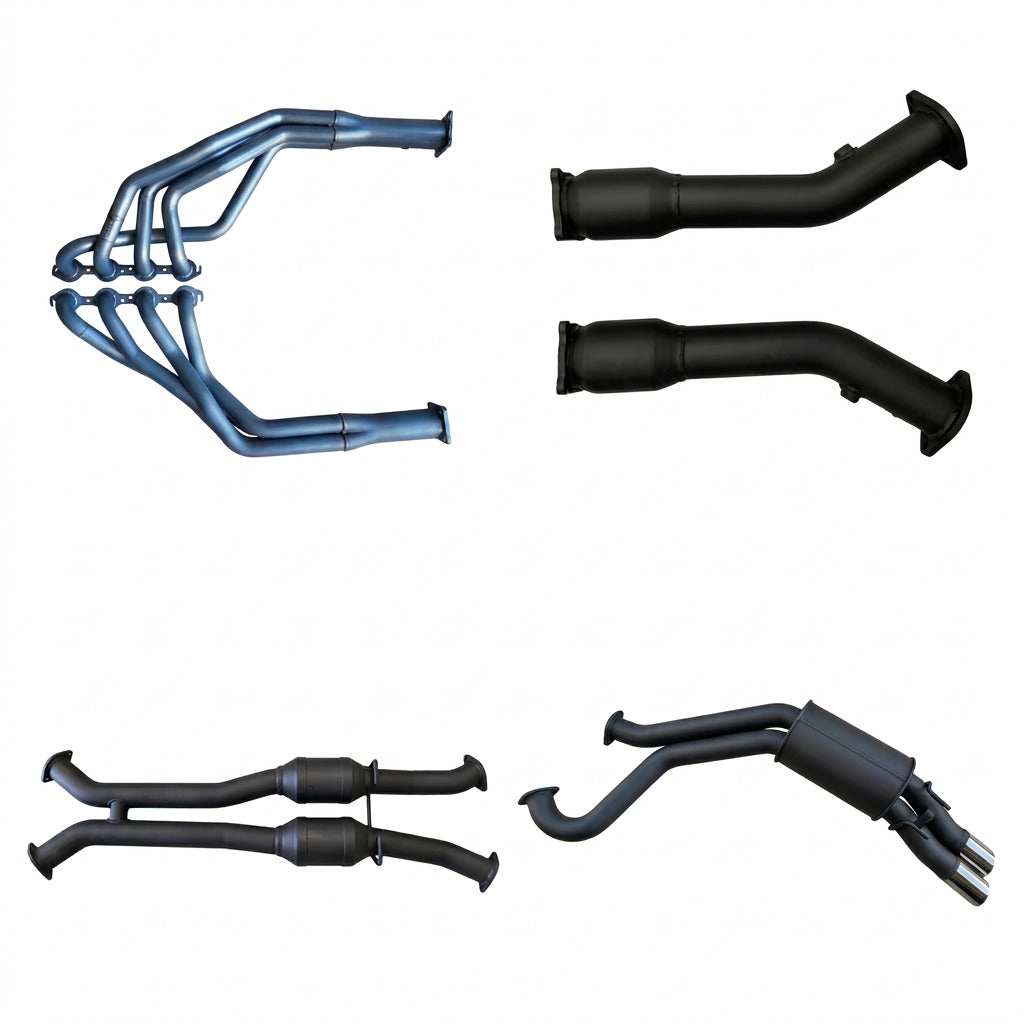 Manta Dual 3in Aluminised Steel Full Exhaust System – HSV VY VZ V8 Sedan (2002-2006) | MKHN0402