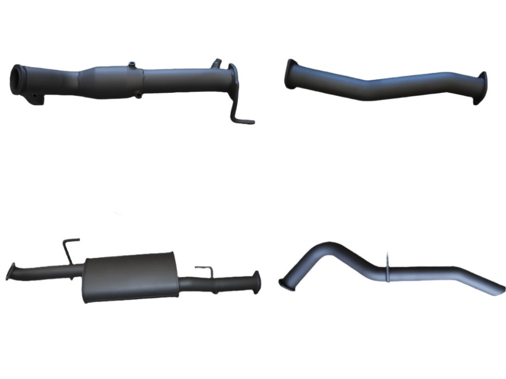 Manta | 3″ Turbo Back Exhaust with Cat & Muffler | Mercedes-Benz X-Class 2.3L Ute 2017–2020