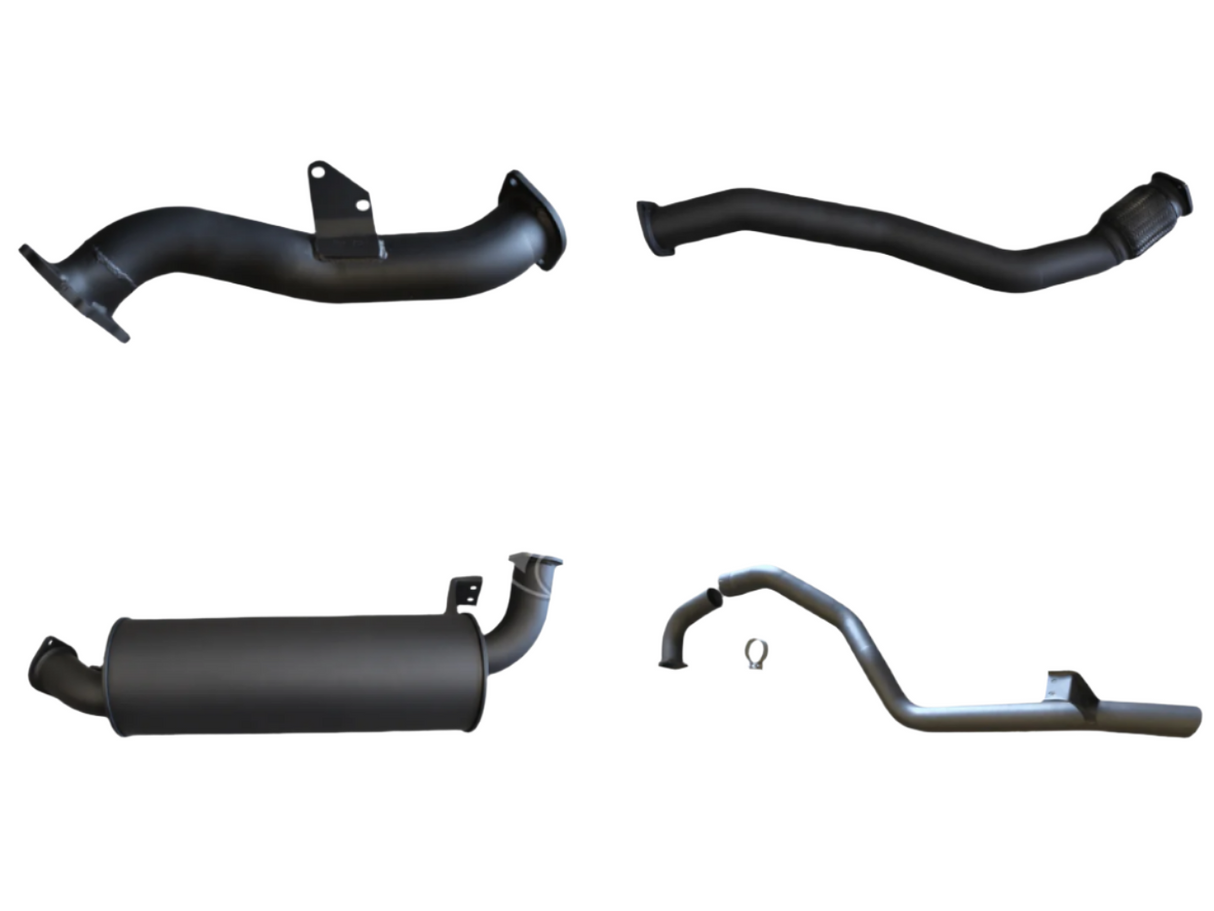 Manta | 3″ Turbo Back Exhaust System with Muffler | Toyota Landcruiser HZJ105 Wagon 4.2L 1HZ CT26 Turbo 1998–2007