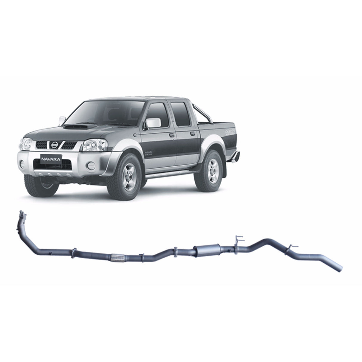 Redback Extreme Duty - Nissan Navara D22 (2007 - 2015) 2.5L Performance Exhaust System