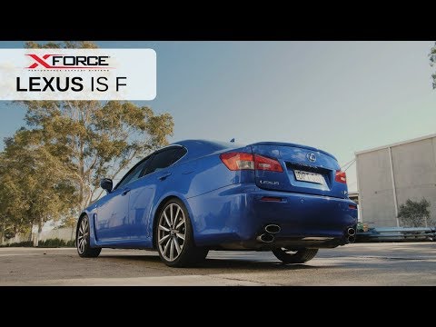 XForce | Varex Valved Cat Back Exhaust System | Lexus IS F USE20R 2008–2015 | ES-LISFVMK-CBS