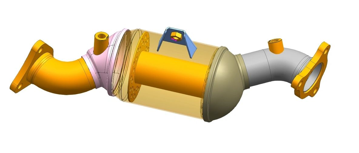 CleanCore | Cat Pipe Only LHS | Toyota Landcruiser 200 VDJ200 4.5L V8 2015–2021 | Off Road Use with Fitting Kit