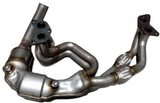 CleanCore | Euro 4 Front 1/2 Manifold Cat Assembly | Subaru Impreza RS RX Sedan & Hatch 2.0L 2.5L 2007–2012