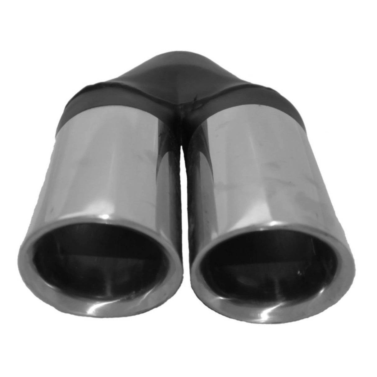 Y Piece Exhaust Tip - 2 1/4" Inch (In) 3" Inch (Out) 228mm Long