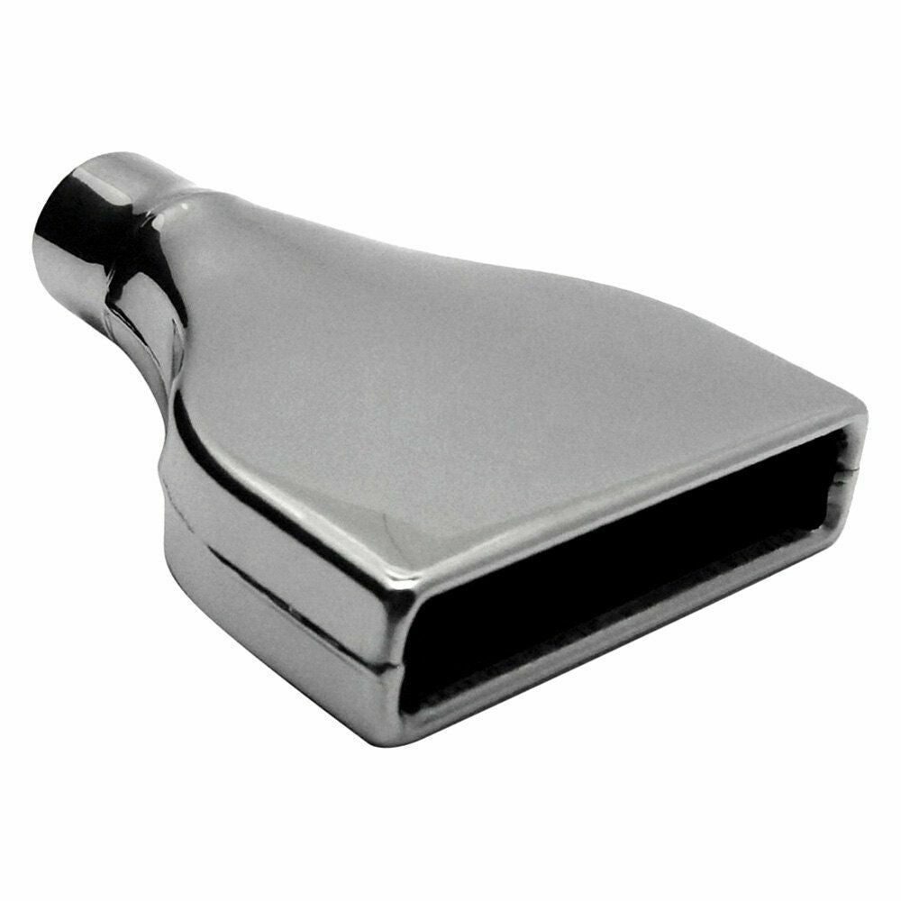 Exhaust Tip - Chevy Camaro 2 1/4" Inch (In) 8" Inch (Out) 10" Inch (Long) (Stainless Steel)
