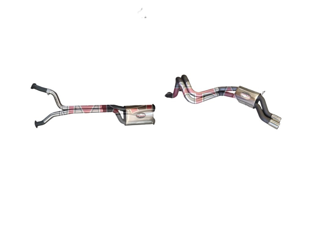 Manta | Twin 2.5″ Cat Back Exhaust System | Ford Falcon EB ED EF EL AU 5.0L V8 Sedan 1991–2002