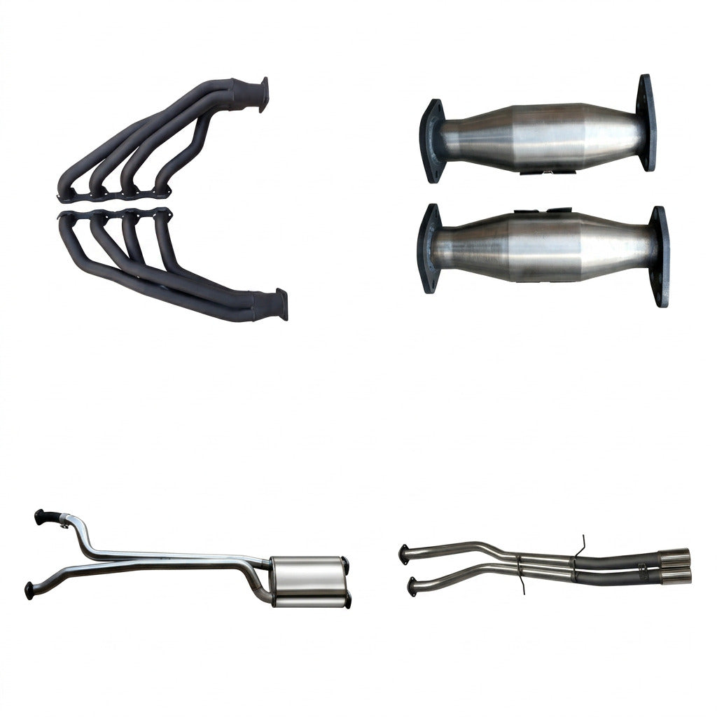 Manta | 2.5" Dual Full System with Extractors Muffler/Tailpipe | Ford Falcon AU 5.0L V8 Ute (including XR8) 1998–2002