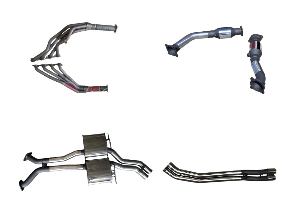 Manta | Dual 2.5″ Full Exhaust System with Extractors Tailpipe | Holden Commodore VP VR VS 5.0L/HSV 5.7L V8 IRS Sedan 1991–1997