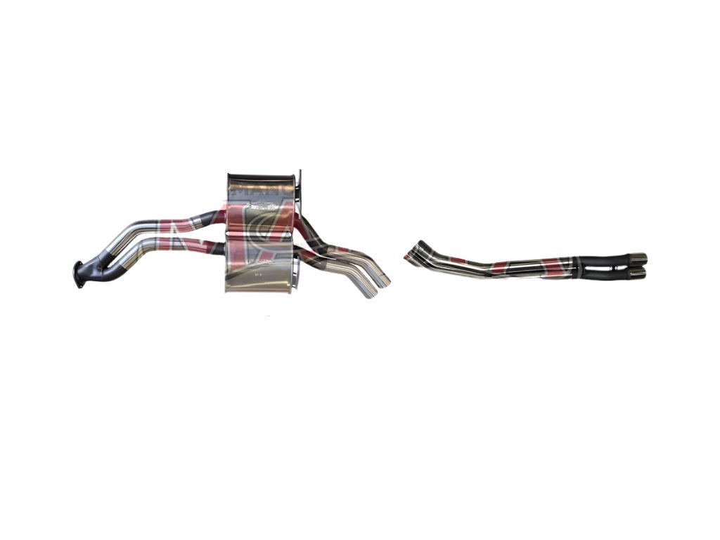 Manta | Twin 2.5″ Cat Back Exhaust System with Tailpipe | Holden Commodore VP VR VS Sedan 5.0L V8 IRS 1991–1997