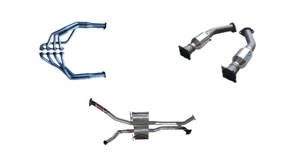 Manta | Twin 2.5″ Full Exhaust System with Extractors Muffler/Muffler | Holden Monaro VZ 5.7L V8 Coupe 2004–2005