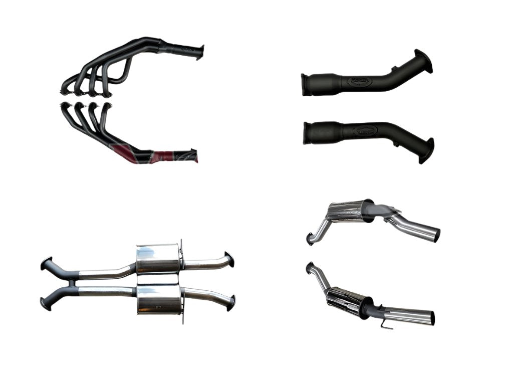 Manta | Twin 3″ Full Exhaust System with 1 7/8″ Headers Hotdog/Muffler | HSV VZ Monaro GTO GTS 6.0L V8 Coupe 2004–2006