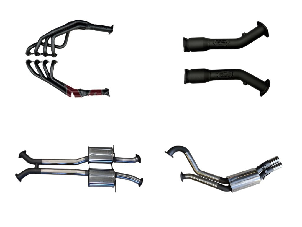 Manta | Dual 3″ Full System with 1 7/8″ Extractors Muffler/Muffler | Holden Commodore VU VY VZ V8 Ute 2000–2007