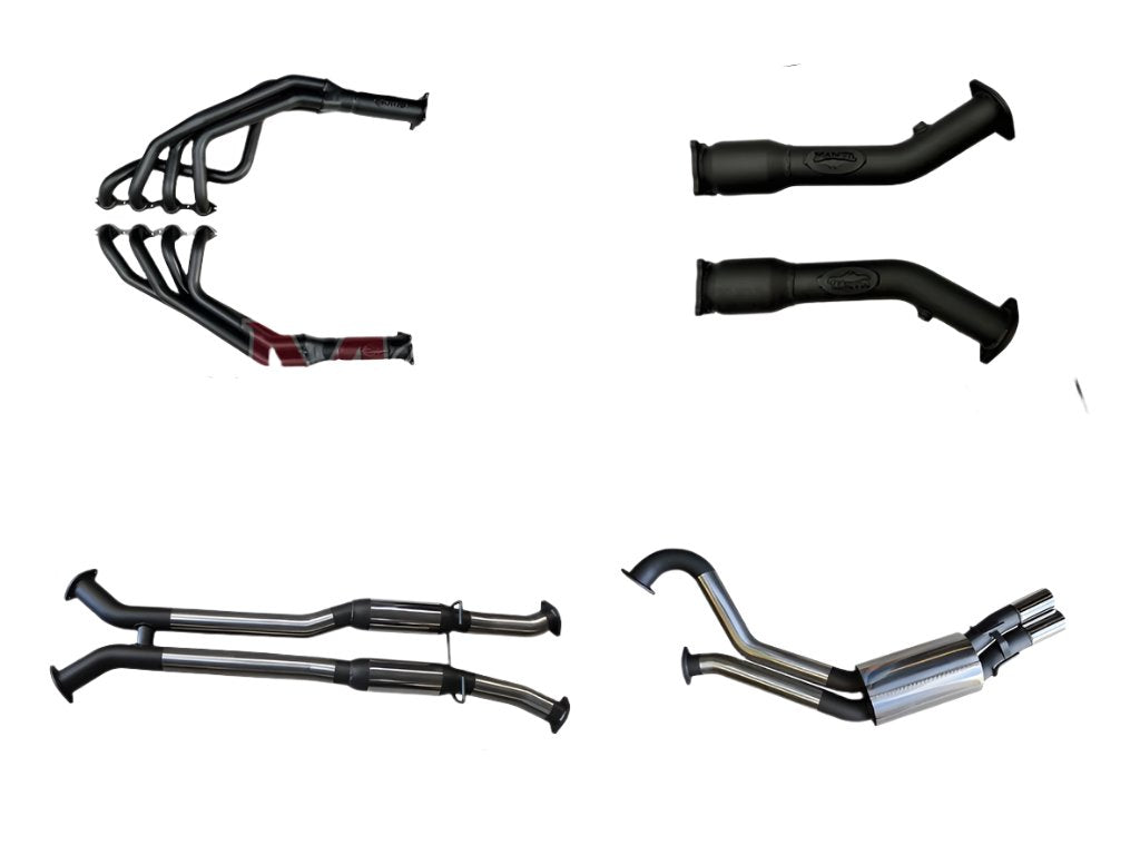Manta | Dual 3″ Full System with 1 7/8″ Extractors Hotdog/Muffler | Holden Commodore VU VY VZ V8 Ute 2000–2007