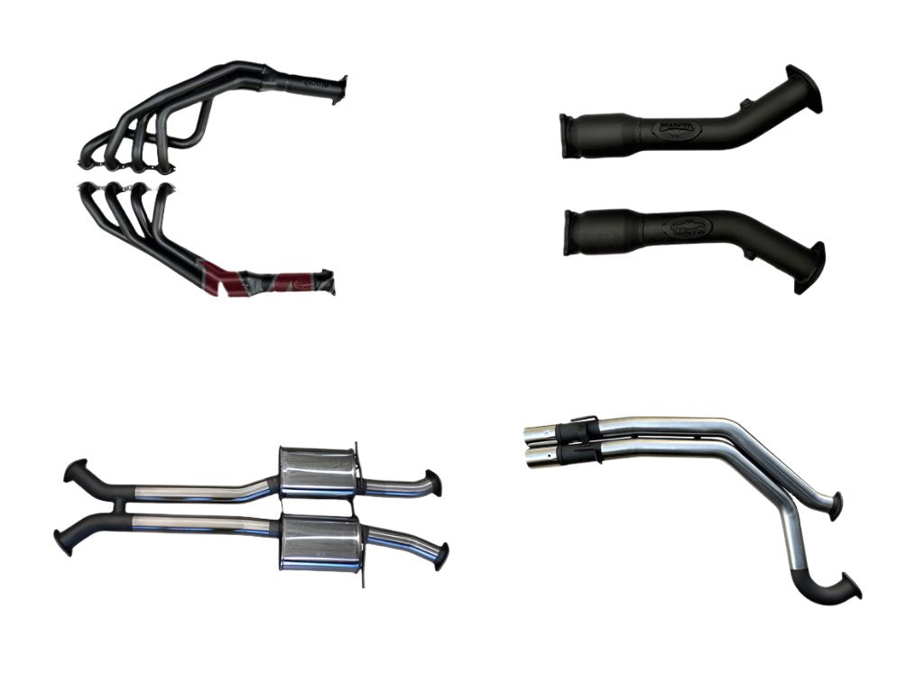 Manta | Dual 3″ Full System with 1 7/8″ Extractors Muffler/Tailpipe | Holden Commodore VU VY VZ V8 Ute 2000–2007