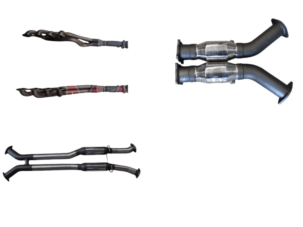 Manta | Twin 3″ Full Exhaust System with 1 7/8″ Extractors Hotdog/Muffler | Holden Statesman WH 5.7L V8 LWB Sedan 1999–2003