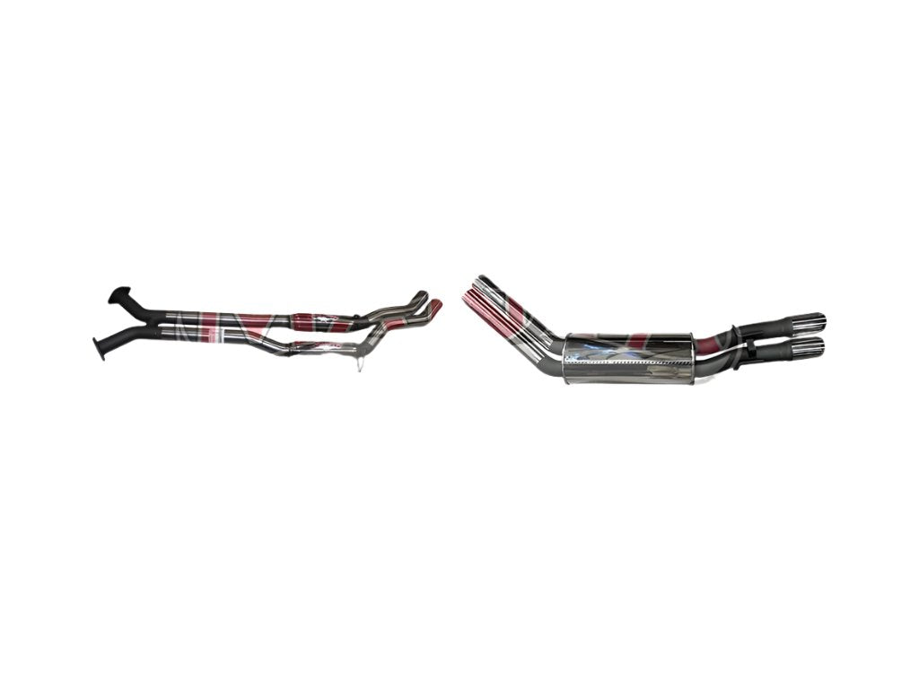 Manta | Twin 2.5″ Catback Exhaust System Hotdog/Muffler | Holden Statesman Caprice WK WL 5.7L V8 LWB Sedan 2003–2006