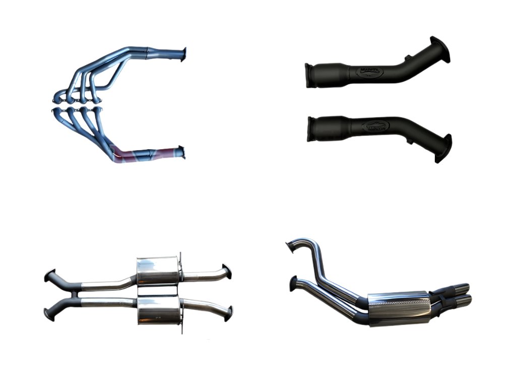 Manta | Dual 3″ Full Exhaust System with 1 3/4″ Extractors | Holden Commodore VT–VZ V8 Sedan 1999–2006