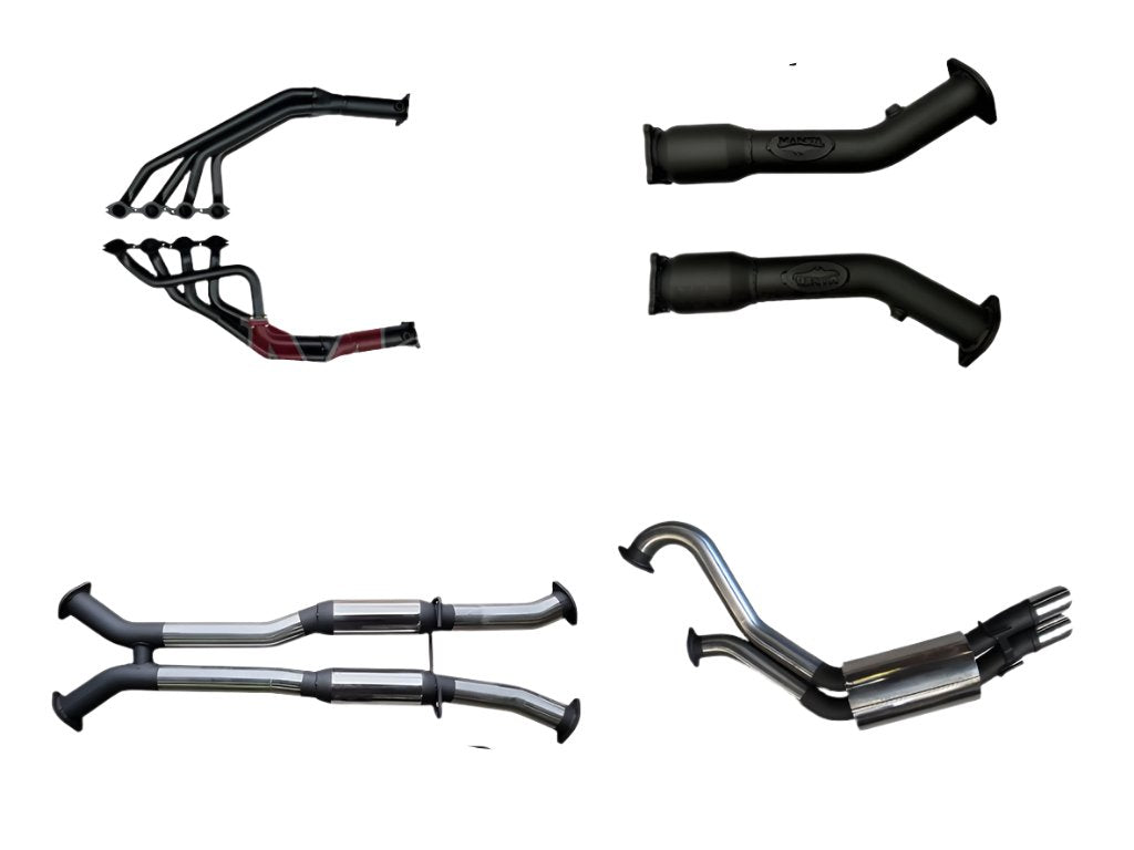 Manta | Dual 3″ Full System with 1 3/4″ Extractors Hotdog/Muffler | Holden HSV Monaro V2 5.7L V8 Coupe 2001–2004