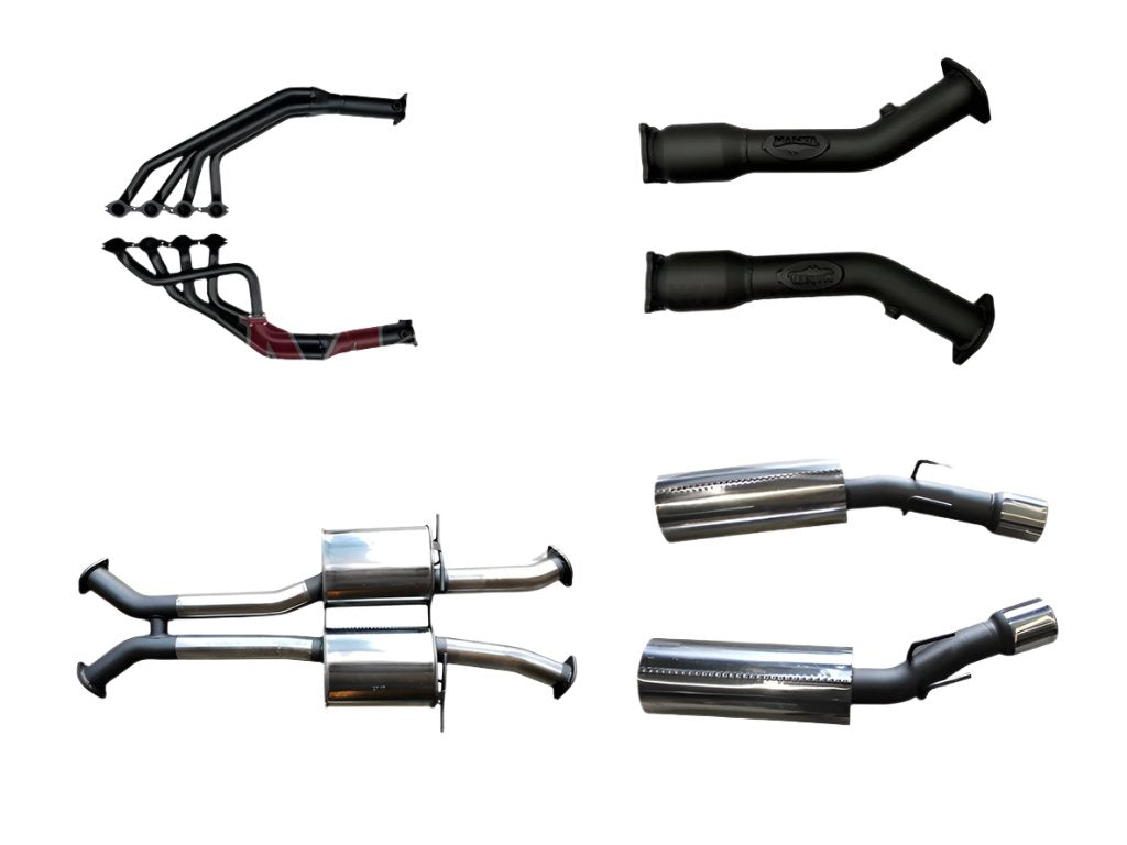 Manta | Twin 3″ Full Exhaust System with 1 3/4″ Headers Muffler/Muffler | Holden VZ Monaro 5.7L V8 Coupe 2004–2005