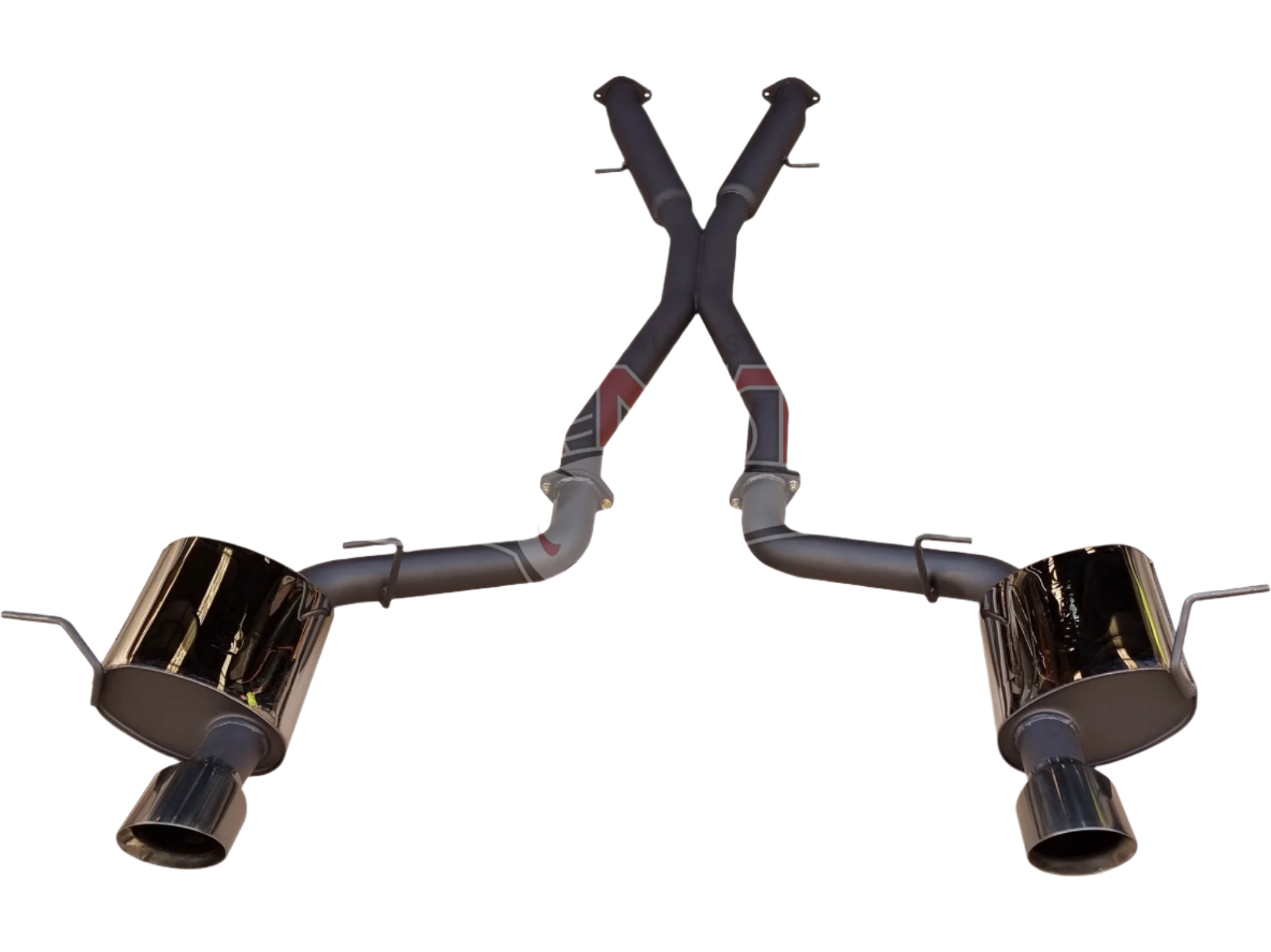 Manta - Jeep Grand Cherokee 2011+ WK2 SRT8 6.4L - 3" Twin Stainless Cat Back Exhaust System with Black Tips - Hotdog/Muffler