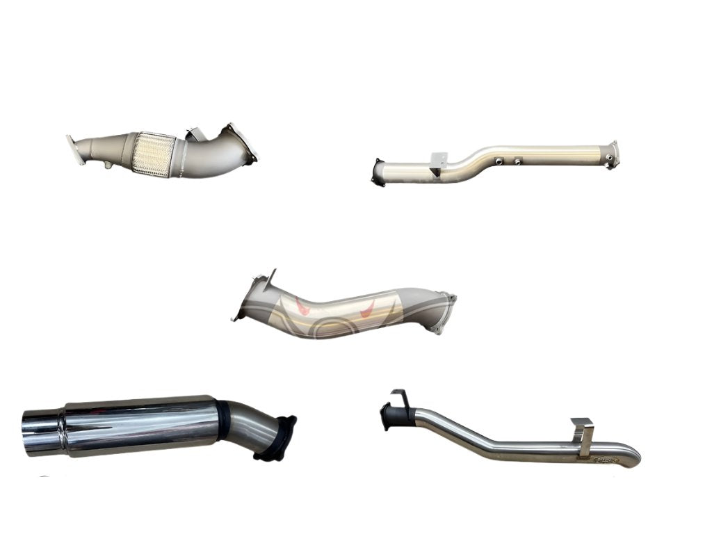 Manta | 4″ Turbo Back Exhaust No Cat with Muffler | Toyota Landcruiser VDJ79 V8 Ute 2016–2025 (DPF Models)