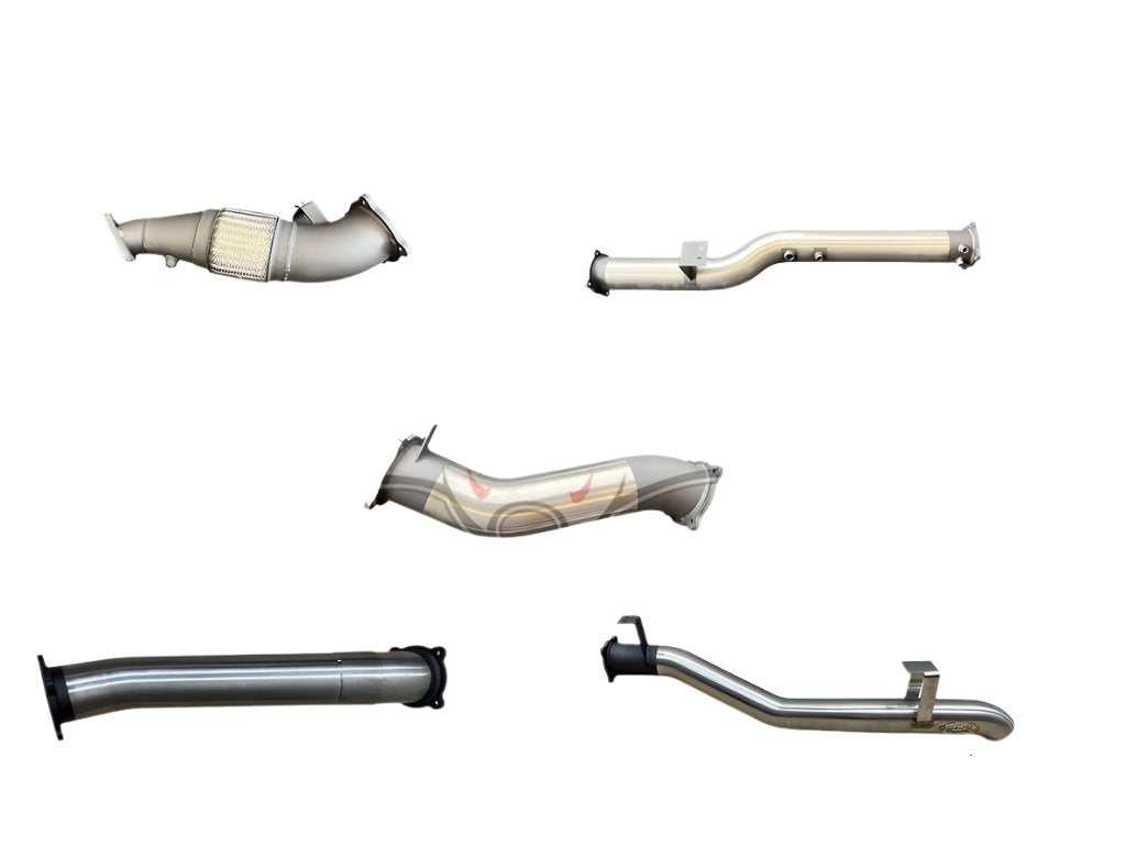 Manta | 4″ Turbo Back Exhaust No Cat No Muffler | Toyota Landcruiser VDJ79 V8 Ute 2016–2025 (DPF Models)