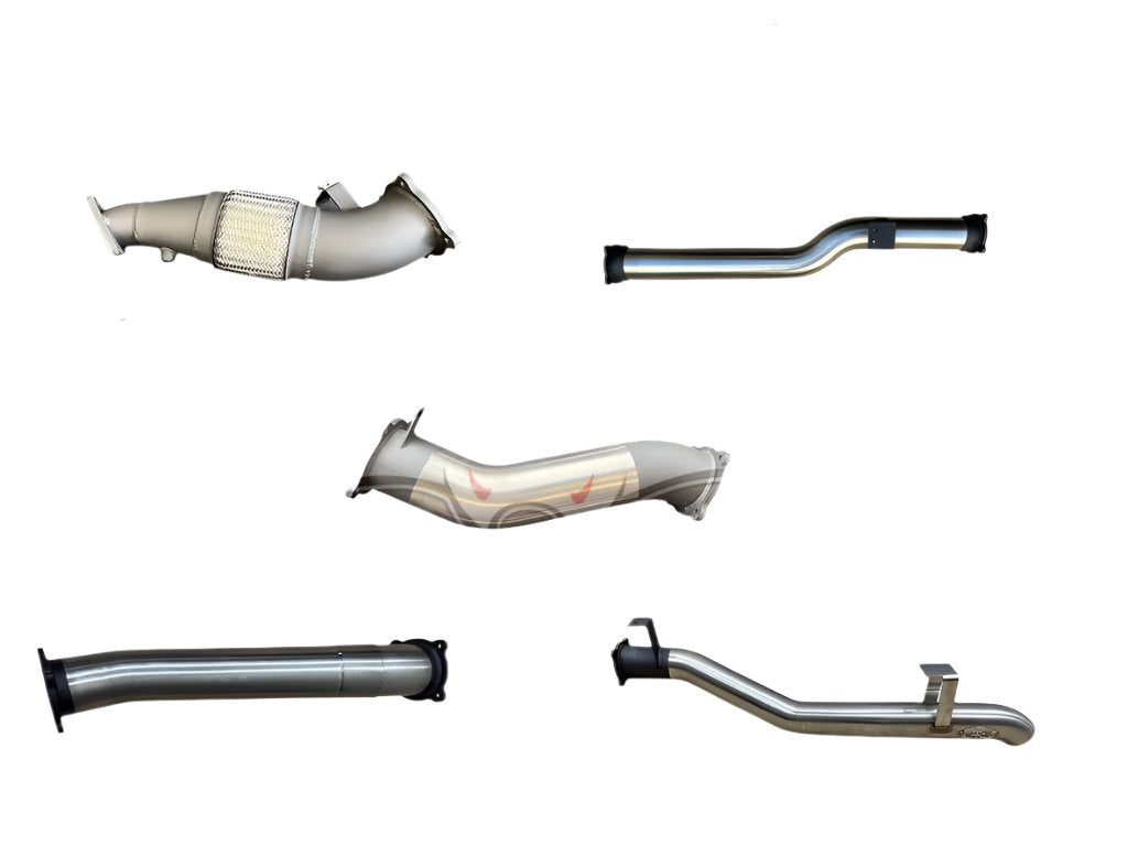 Manta | 4″ Turbo Back Exhaust without Cats | Toyota Landcruiser VDJ79 Dual Cab V8 Ute 2012–2016