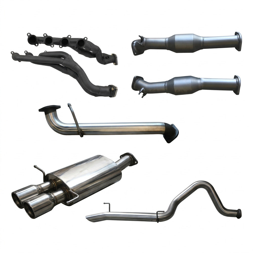 Manta | 3″ Full Exhaust with Extractors, Cats, Muffler & Tailpipe | Toyota Landcruiser UZJ100 4.7L V8 & Lexus LX470 1998–2007