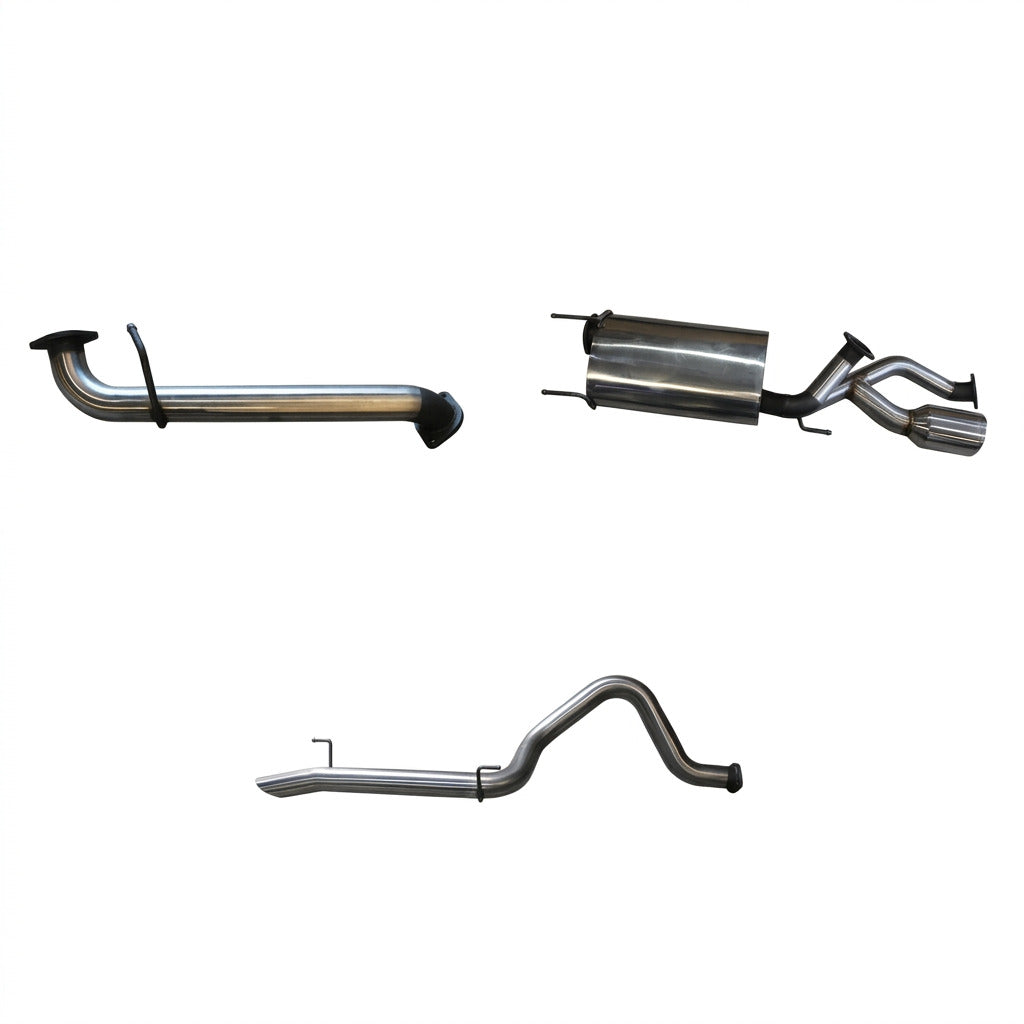 Manta | 3″ Cat Back Exhaust with Centre Muffler & Tailpipe | Toyota Landcruiser UZJ100 4.7L V8 & Lexus LX470 1998–2007