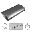 Redback - 2.5" Universal Muffler Offset/Offset 406x203x101mm Oval Aluminised Steel