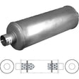 Redback - 5" Straight Through Muffler C/C 44"x10" Round Aluminised Steel