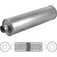 Redback - 2" Universal Muffler Centre/Centre 610x152mm Round Aluminised