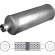 Redback - 4" Universal Muffler Centre/Centre 600x200x200mm Round Chambered Baffled Aluminised